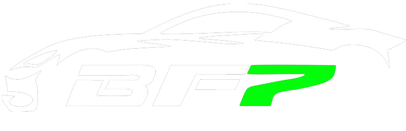 Centro Automotivo BF7 logotipo branco